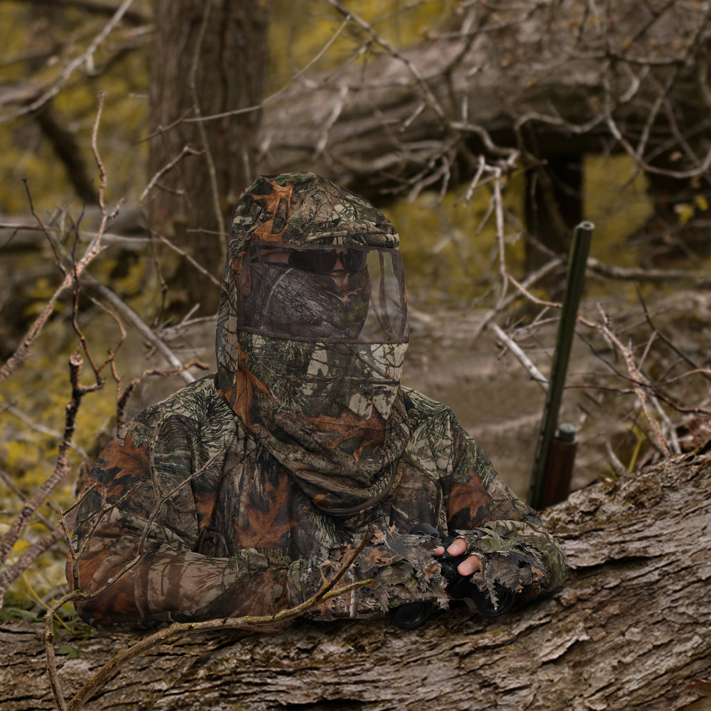LOOGU Mosquito Suits, Net Bug Pants & Jacket Hood Sets - Ultra-fine Mesh