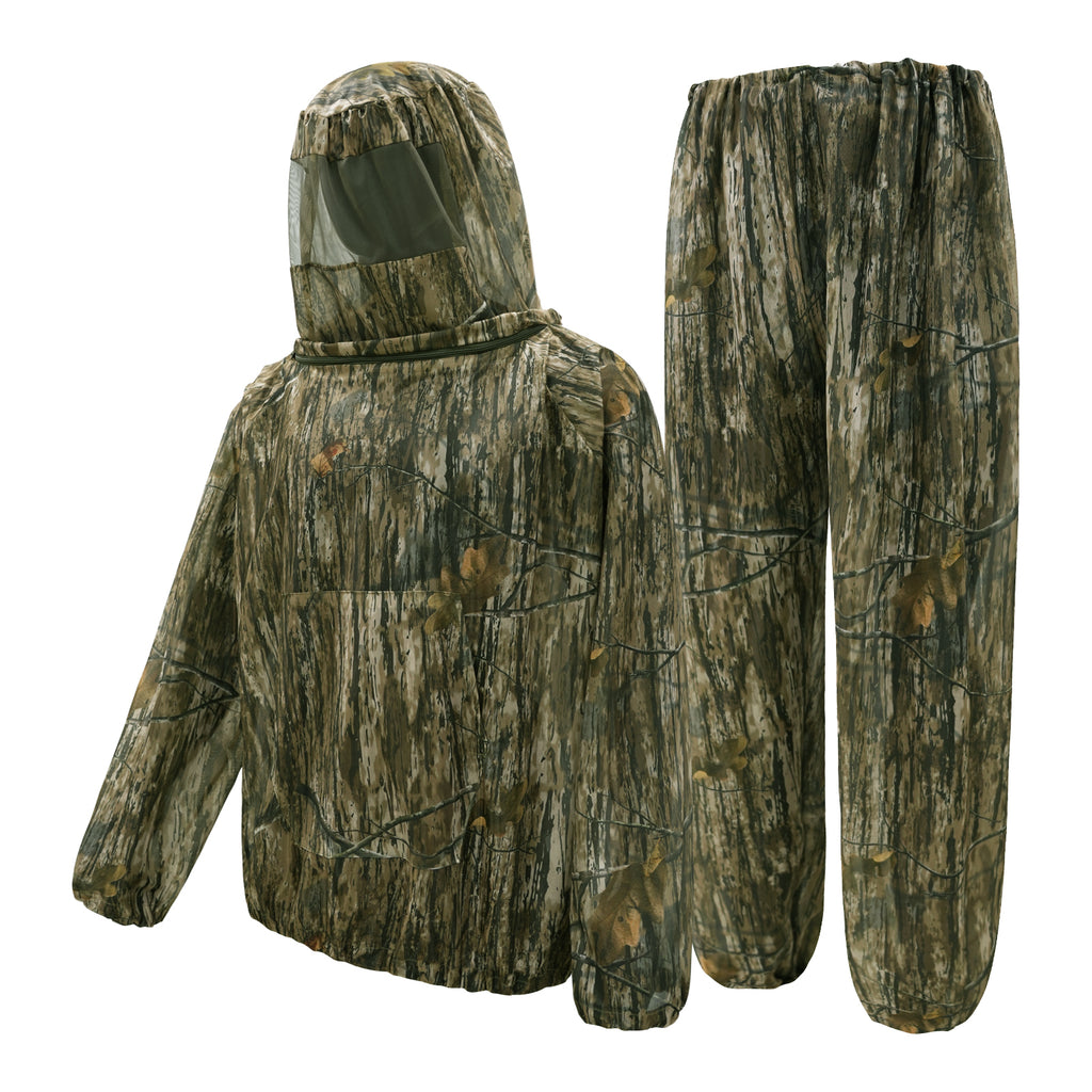 LOOGU Mosquito Suits, Net Bug Pants & Jacket Hood Sets - Ultra-fine Mesh