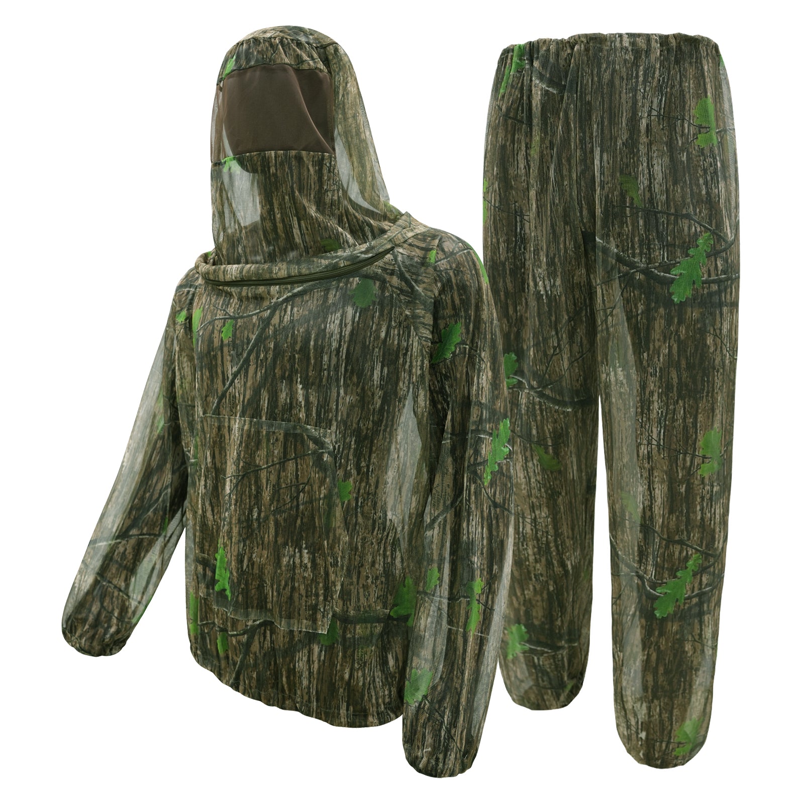 LOOGU Mosquito Suits, Net Bug Pants & Jacket Hood Sets - Ultra-fine Mesh