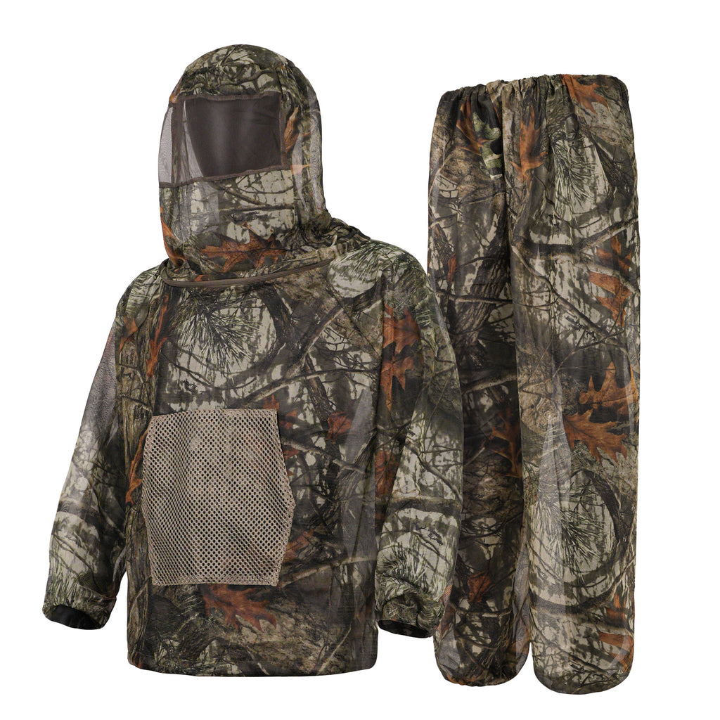 LOOGU Mosquito Suits, Net Bug Pants & Jacket Hood Sets - Ultra-fine Mesh