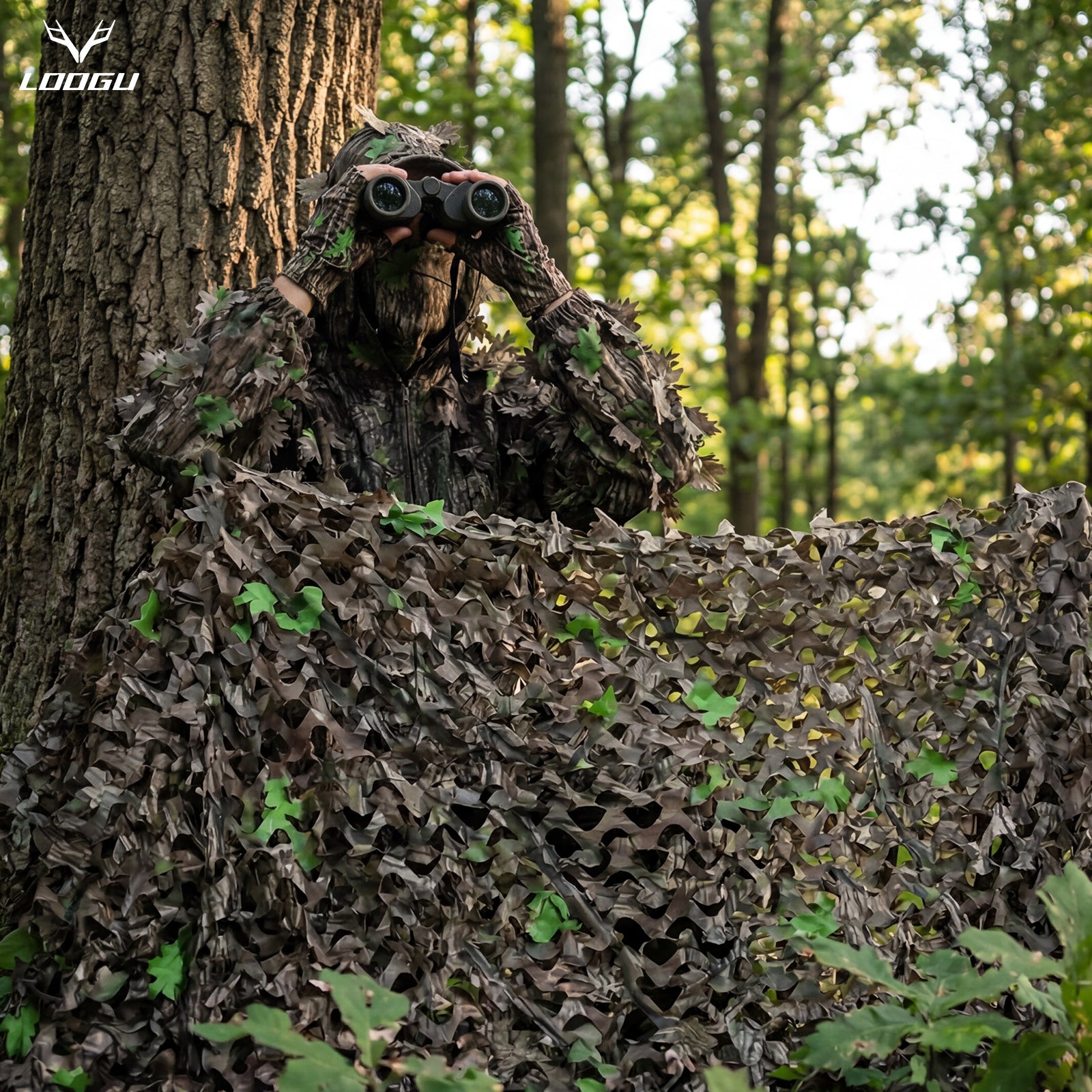 LOOGU BULK ROLLS Camo Netting Custom Size