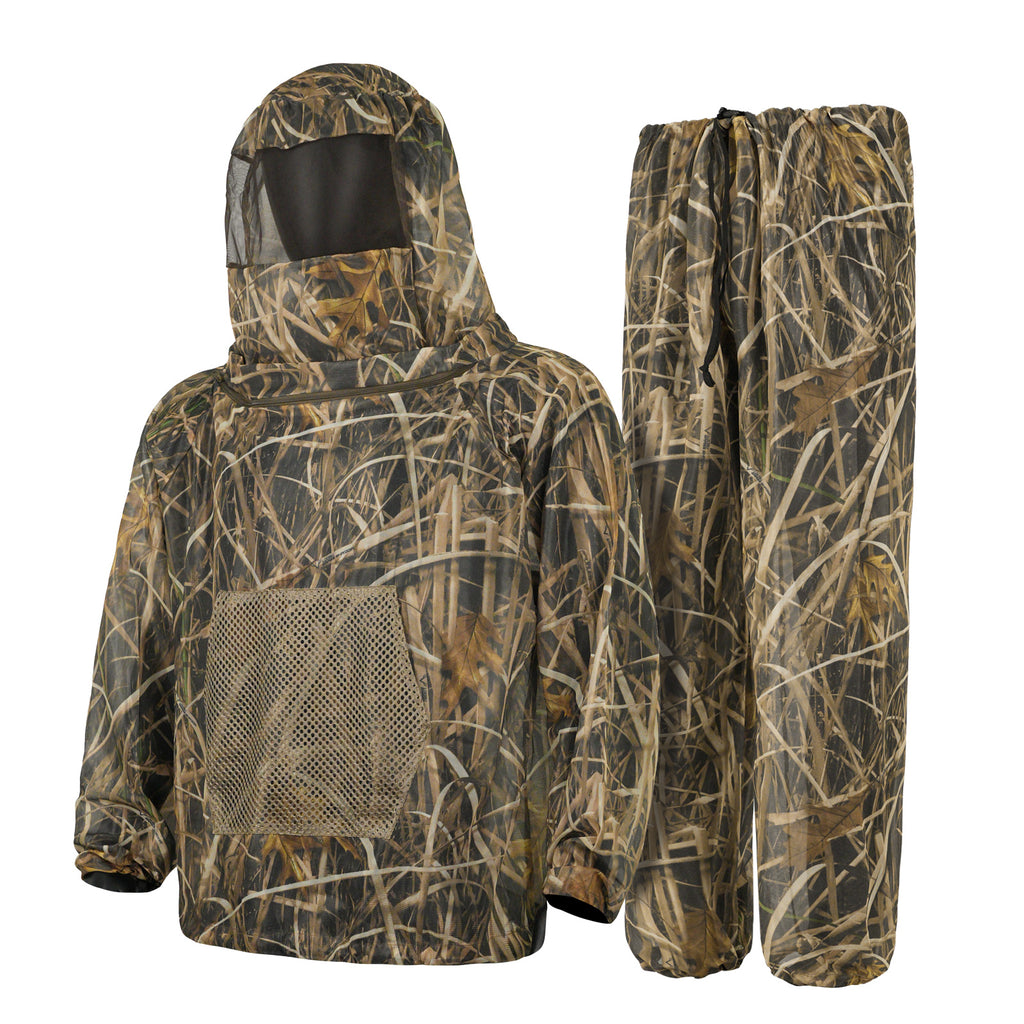 LOOGU Mosquito Suits, Net Bug Pants & Jacket Hood Sets - Ultra-fine Mesh