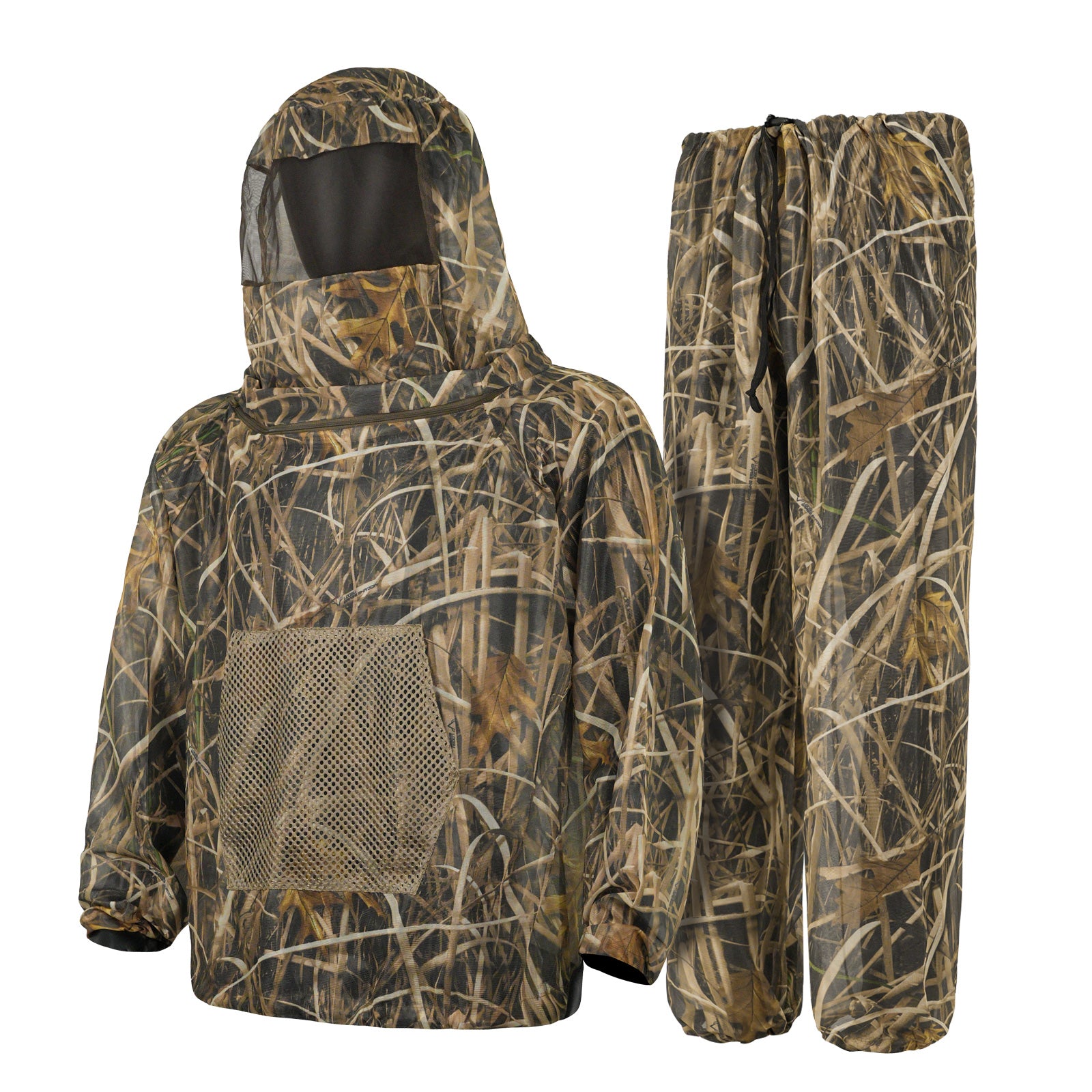 LOOGU Mosquito Suits, Net Bug Pants & Jacket Hood Sets - Ultra-fine Mesh