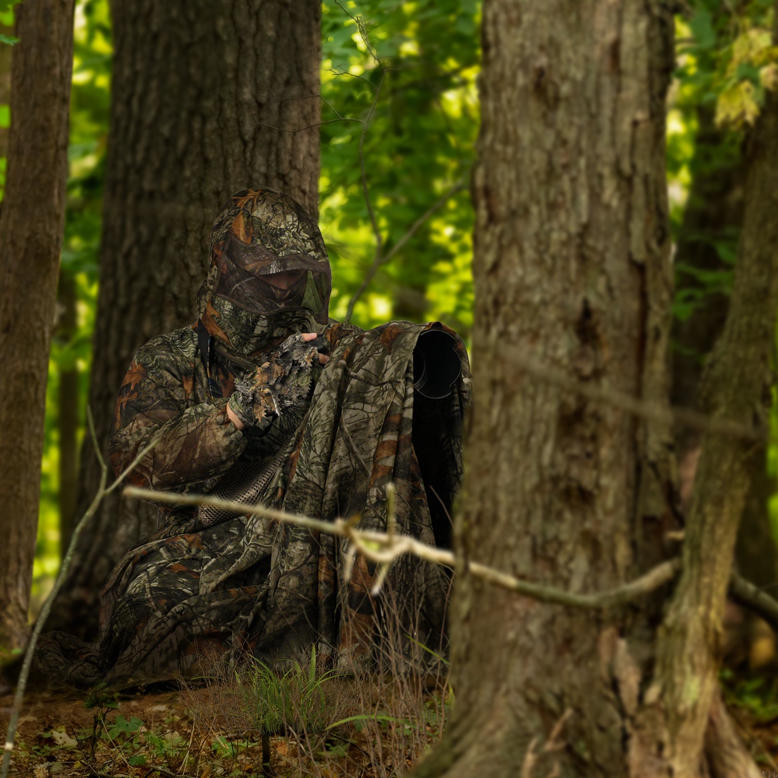 LOOGU Mosquito Suits, Net Bug Pants & Jacket Hood Sets - Ultra-fine Mesh