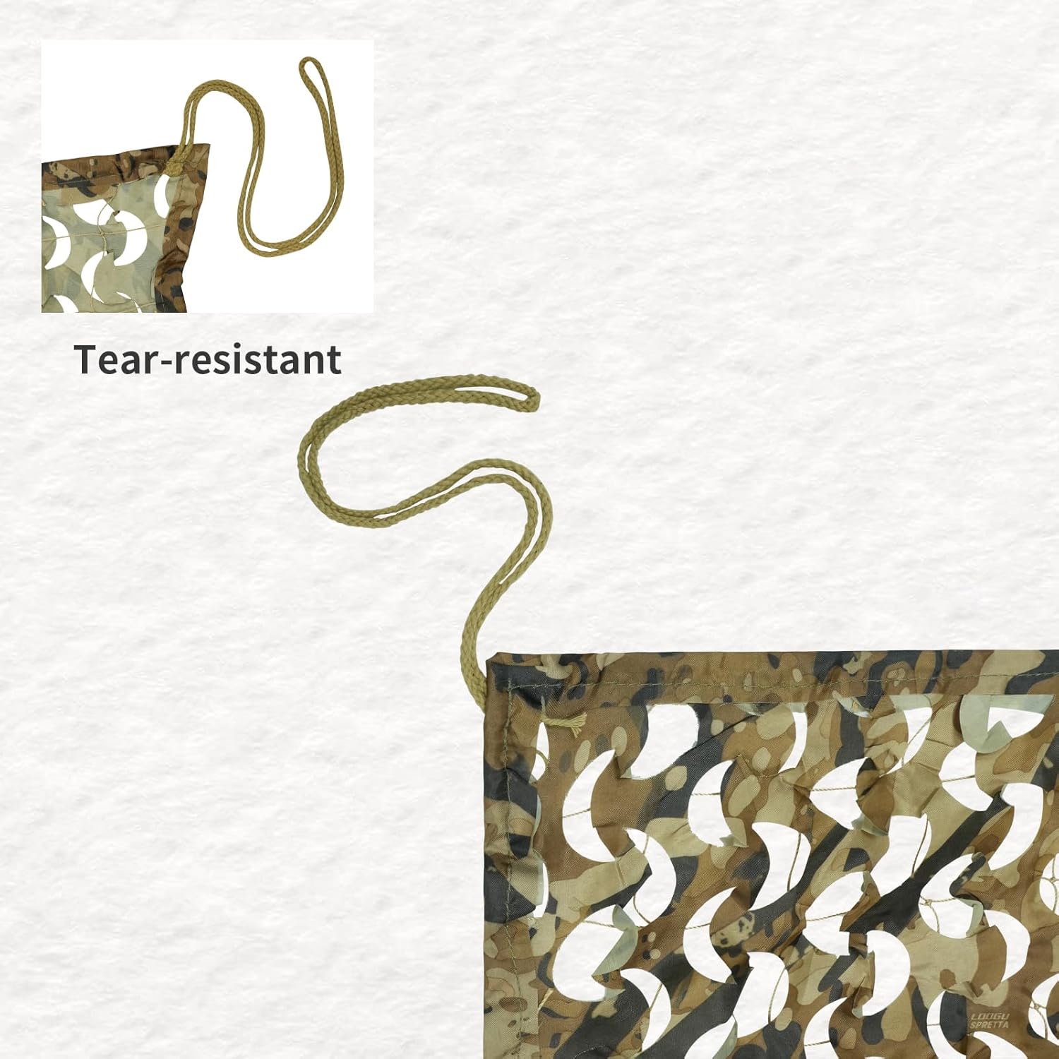 LOOGU Camo Netting Camping Military Hunting Spretta Camo