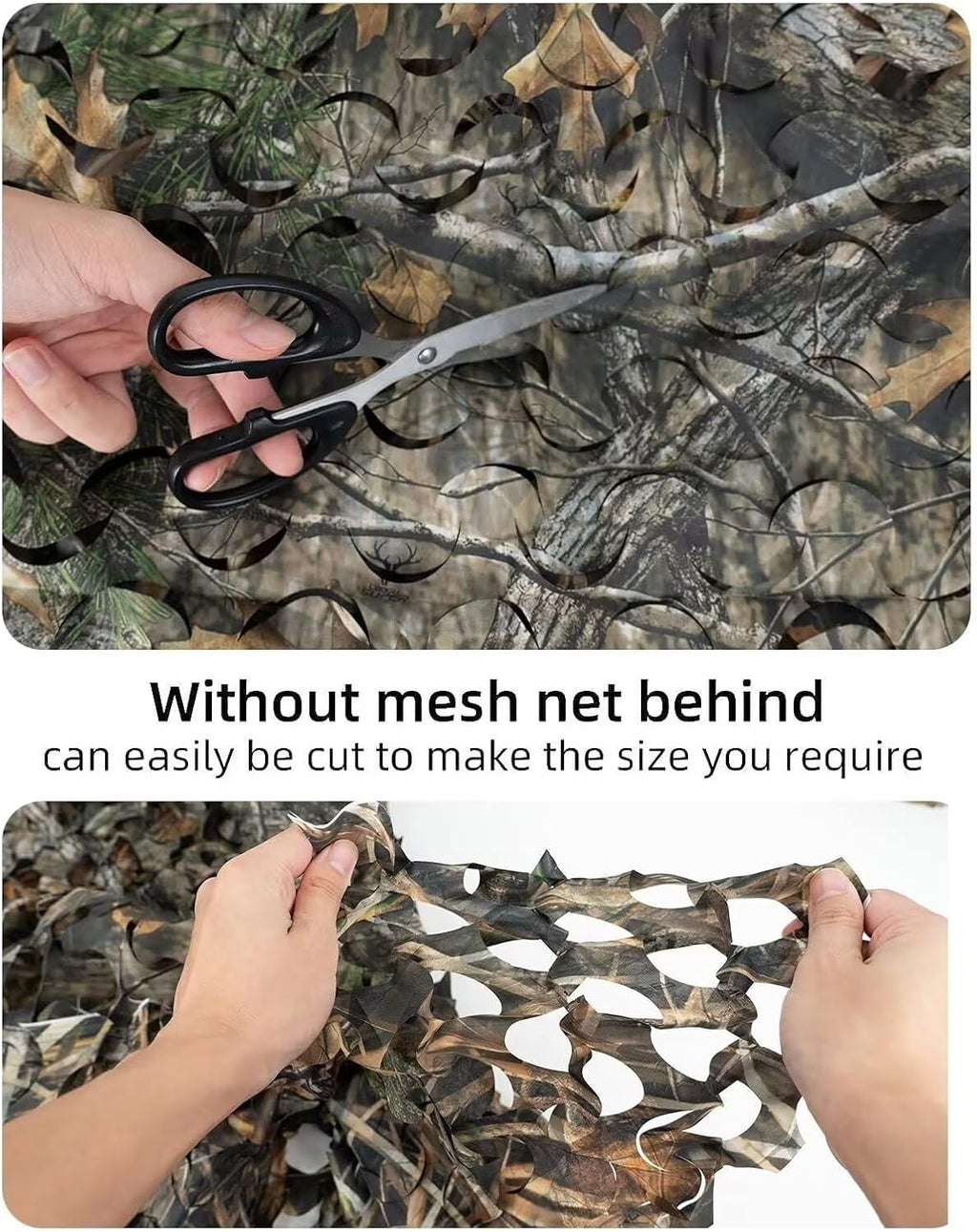 LOOGU Reversible Halfcircle Cutting Netting Super Tree+Grass Shadow