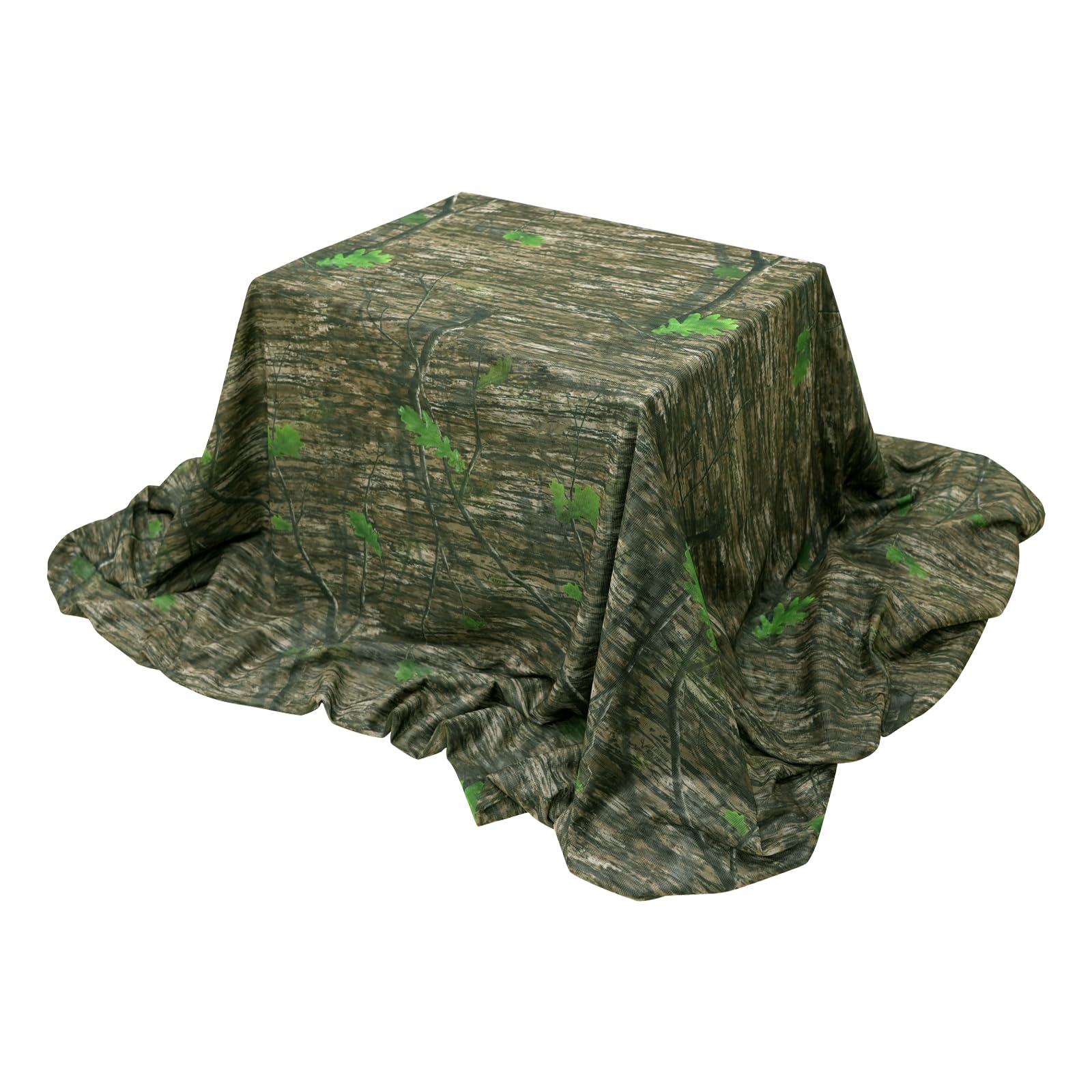 LOOGU Camo Netting, Duck Blinds Cover, Quiet Mesh Net, Camouflage Netting Cover Army Military 59" W Mesh Fabric Cloth Material for Hunting Blind