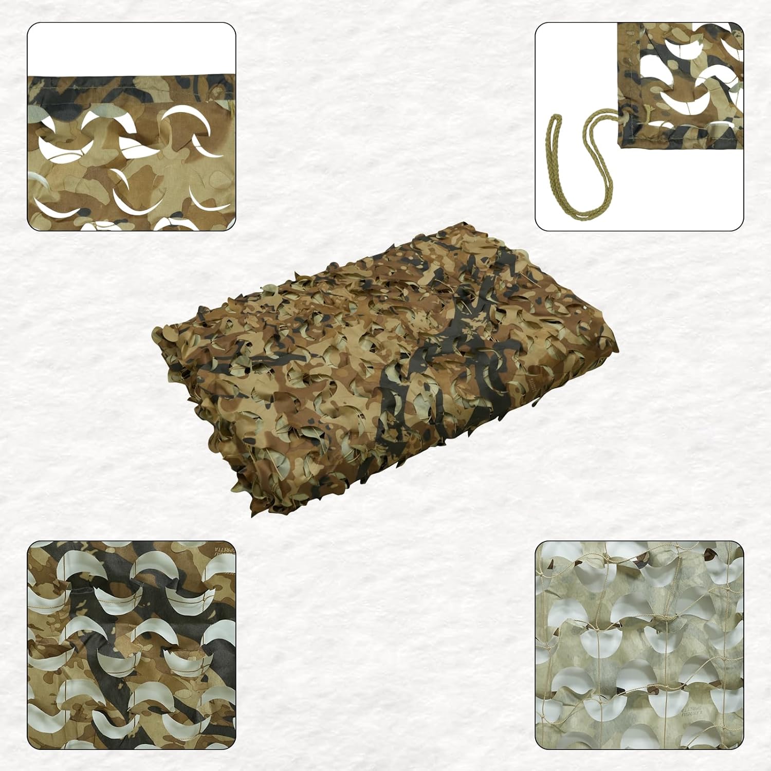 LOOGU Camo Netting Camping Military Hunting Spretta Camo