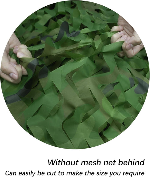 LOOGU BULK ROLLS Woodland Camo Netting Custom Size