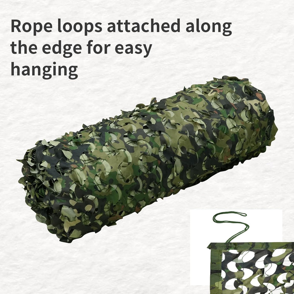 LOOGU Heavy Duty Netting Camo Netting Custom Size