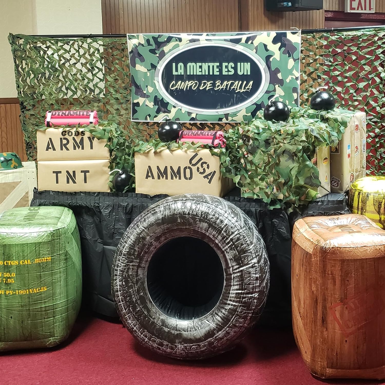 LOOGU Camo Netting Camping Military Hunting Woodland Camo