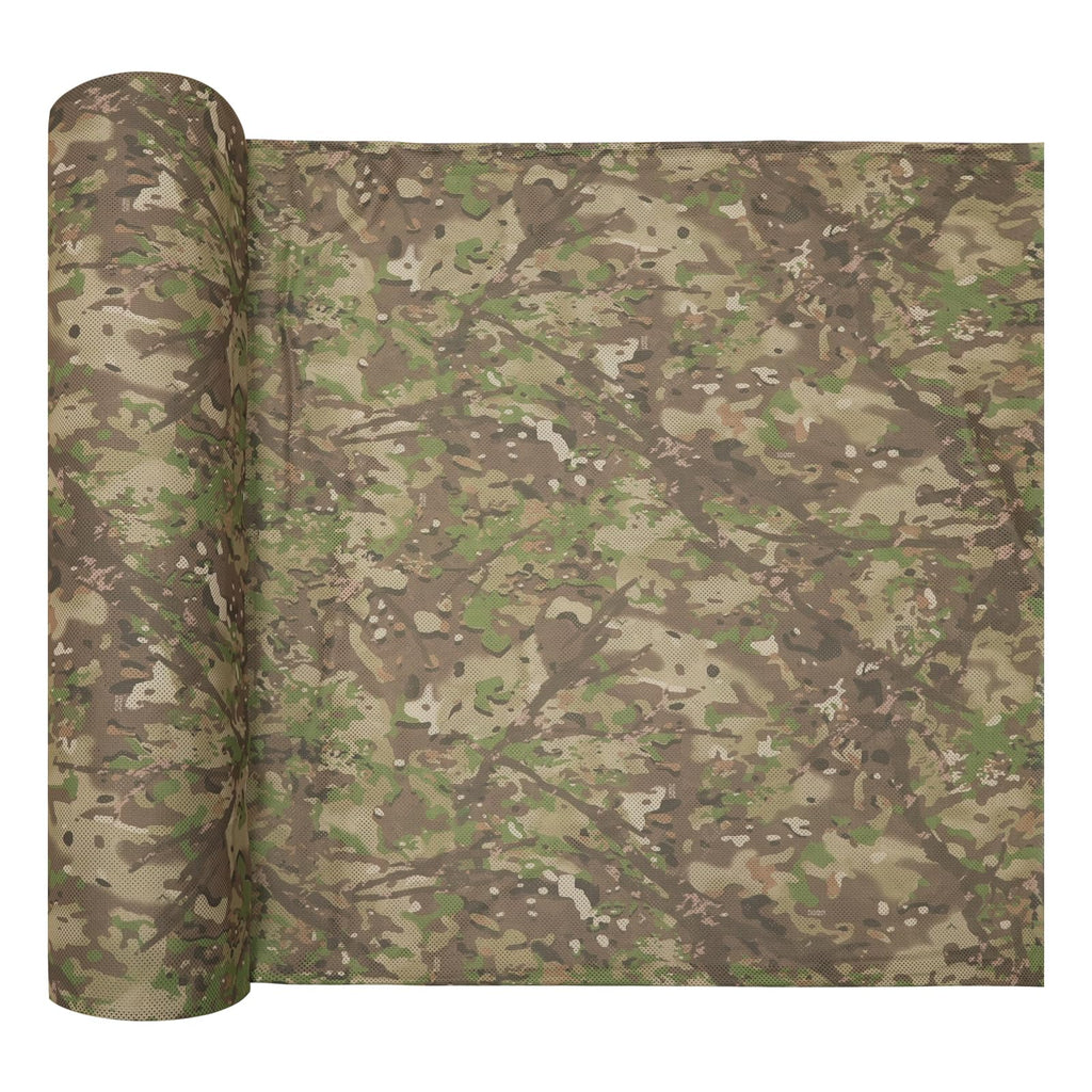 LOOGU Camo Netting, Duck Blinds Cover, Quiet Mesh Net, Camouflage Netting Cover Army Military 59" W Mesh Fabric Cloth Material for Hunting Blind