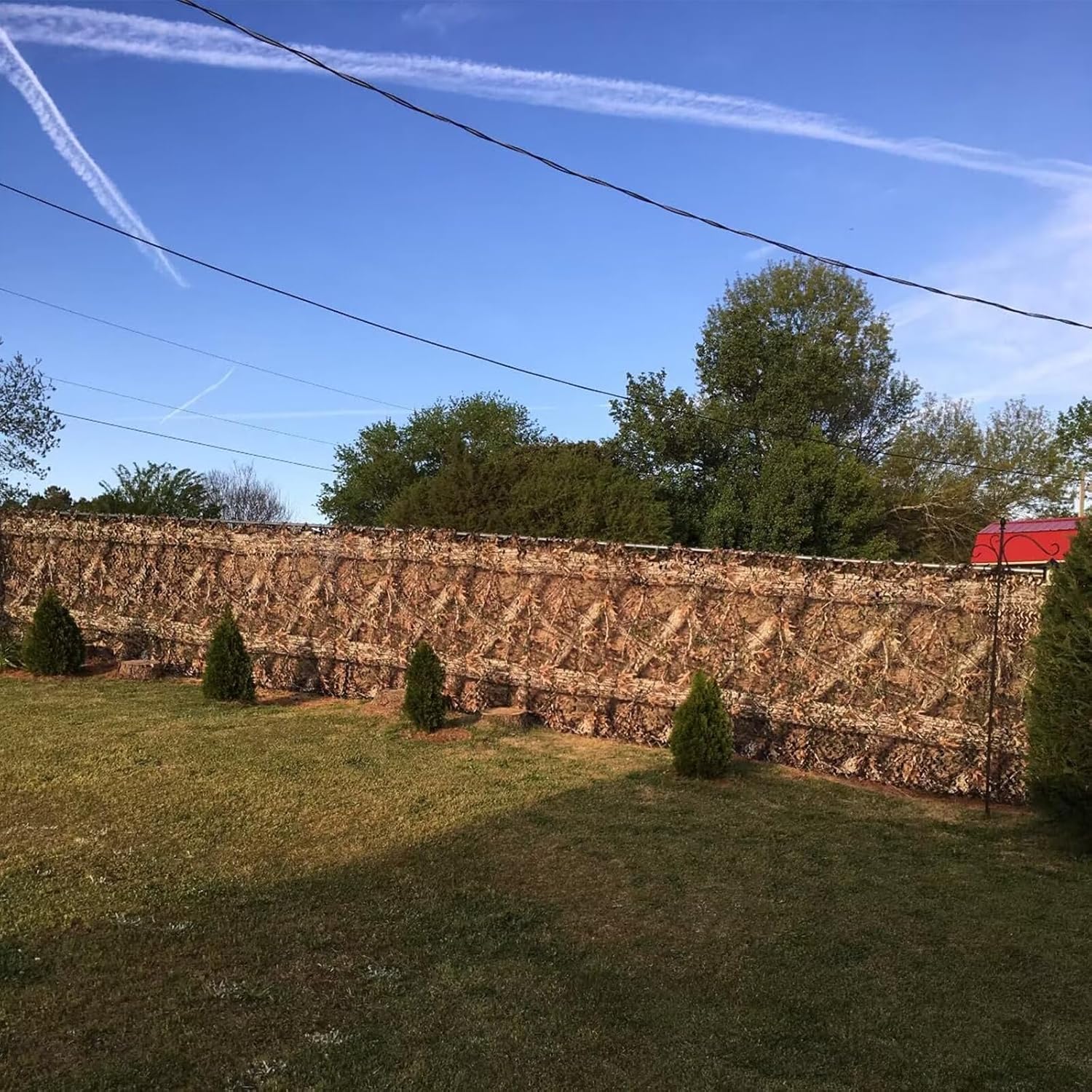LOOGU Halfcircle Cutting Hunting Camo Netting Super Tree Camo