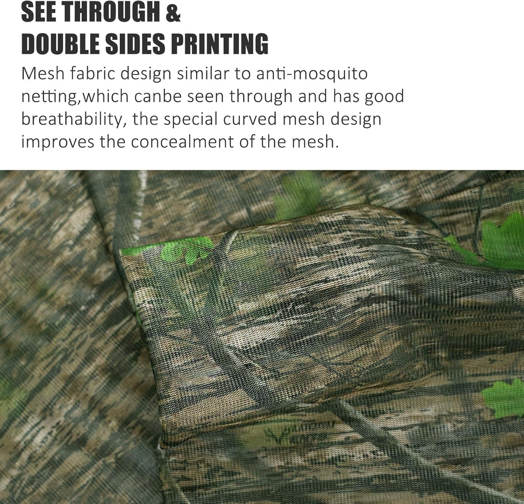 LOOGU Camo Scarf, Face Veil Ents Green 1M x 1M
