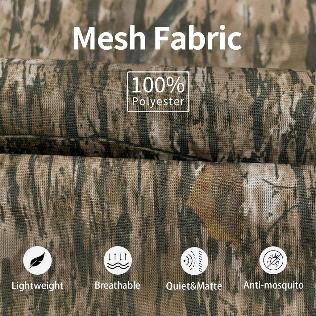 LOOGU Camo Netting Mesh Fabric Cloth Material Custom Size