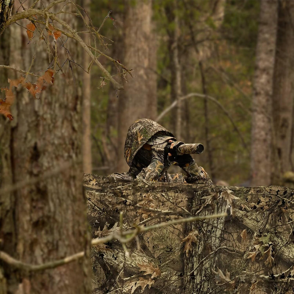 LOOGU Leaf Cutting Hunting Camo Netting Super Tree Camo