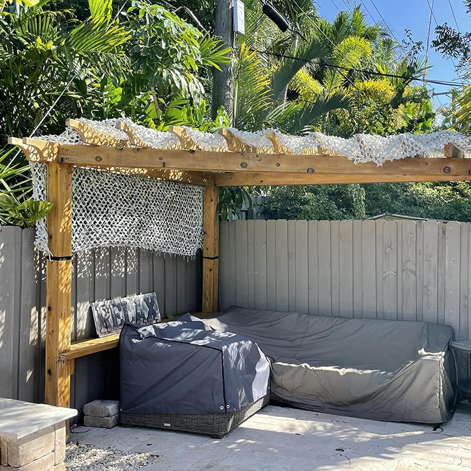 LOOGU Camo Netting Camping Military Hunting Spretta Camo