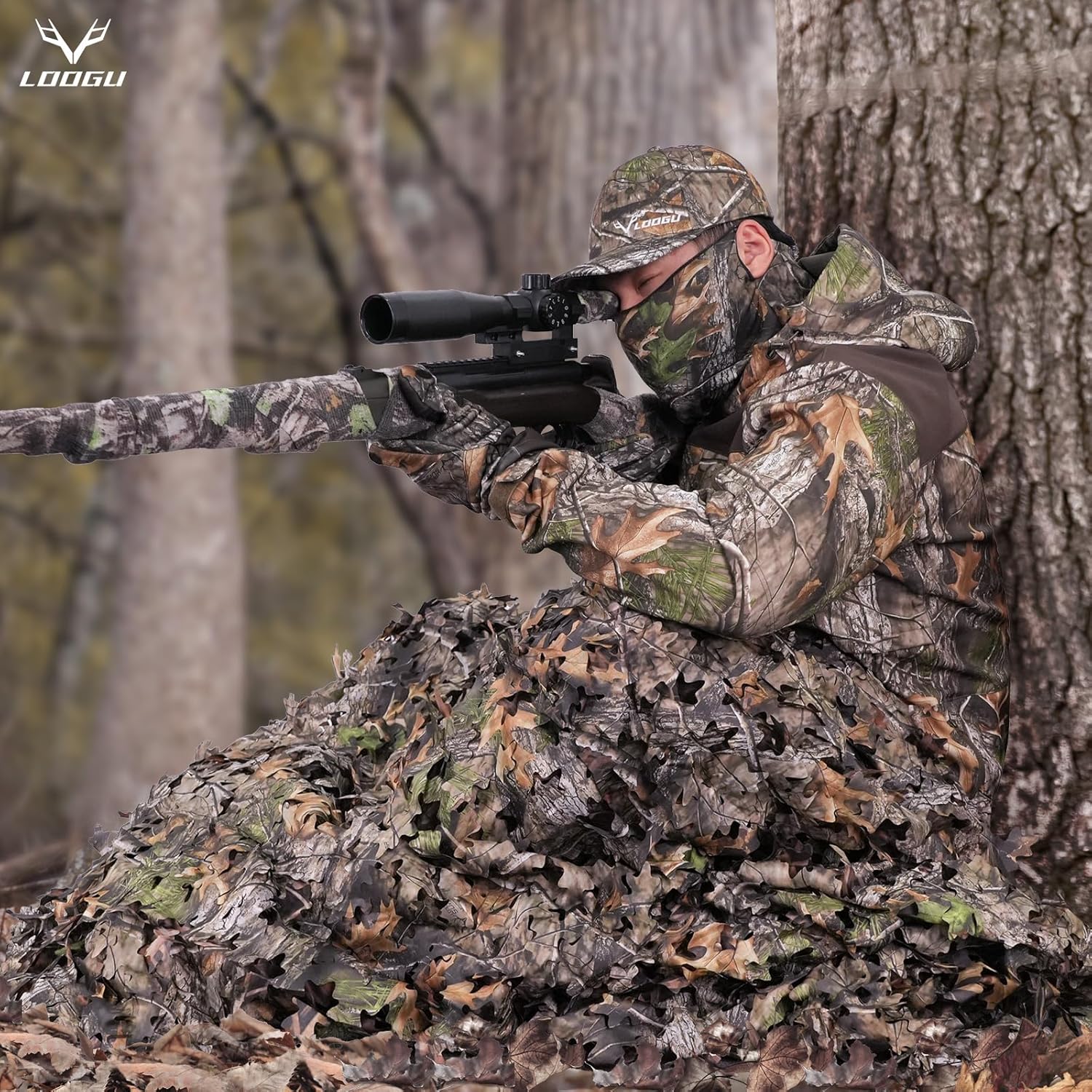 LOOGU Heavy Duty Netting Camo Netting Custom Size