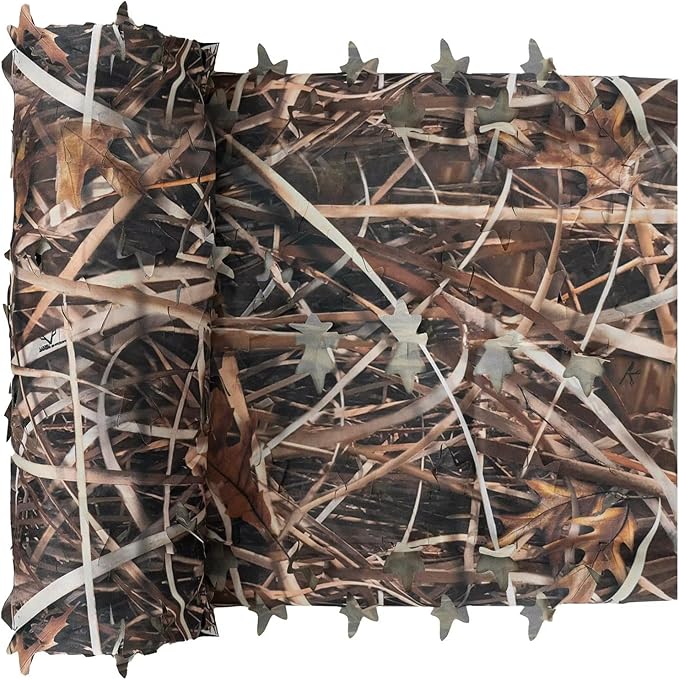 LOOGU Leaf Cutting Hunting Camo Netting Grass Shadow Camo