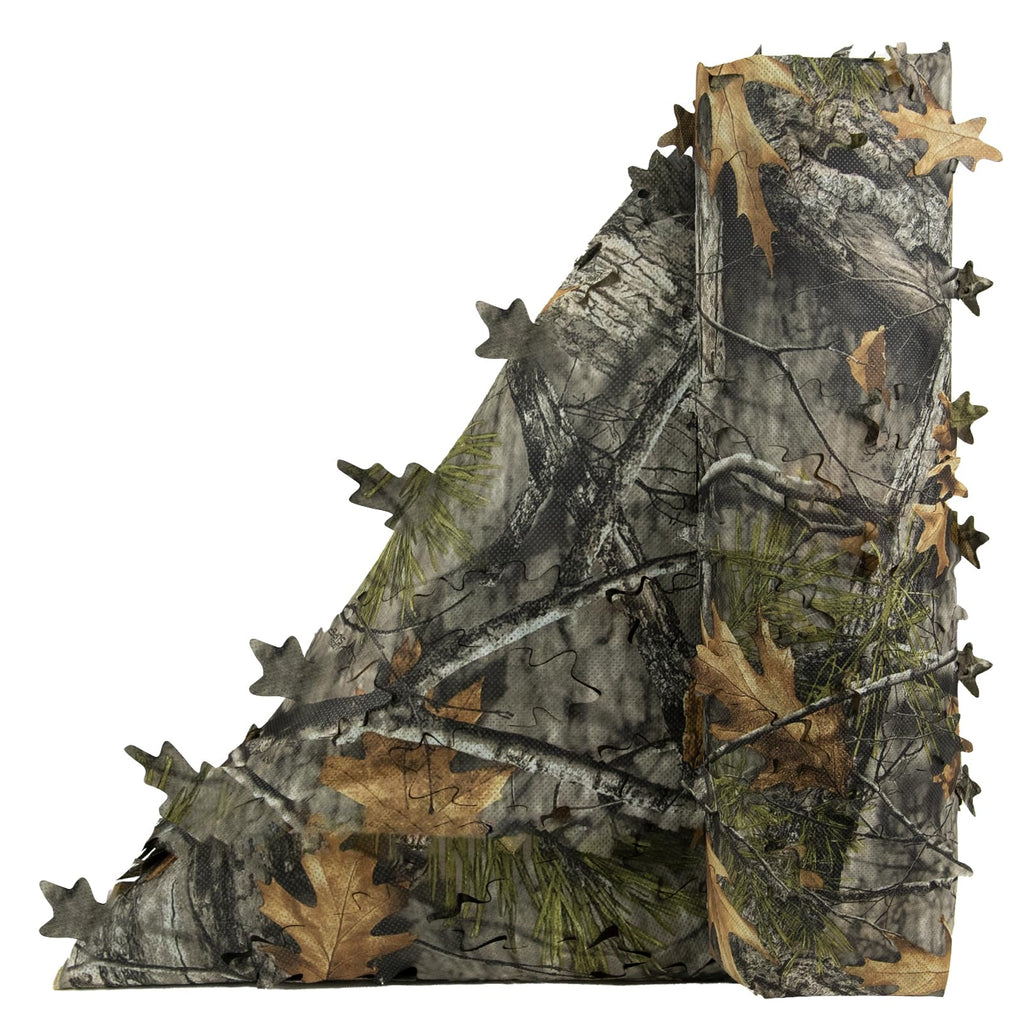 LOOGU Leaf Cutting Camo Netting Nonwoven Fabric-Reversible Super Tree Camo
