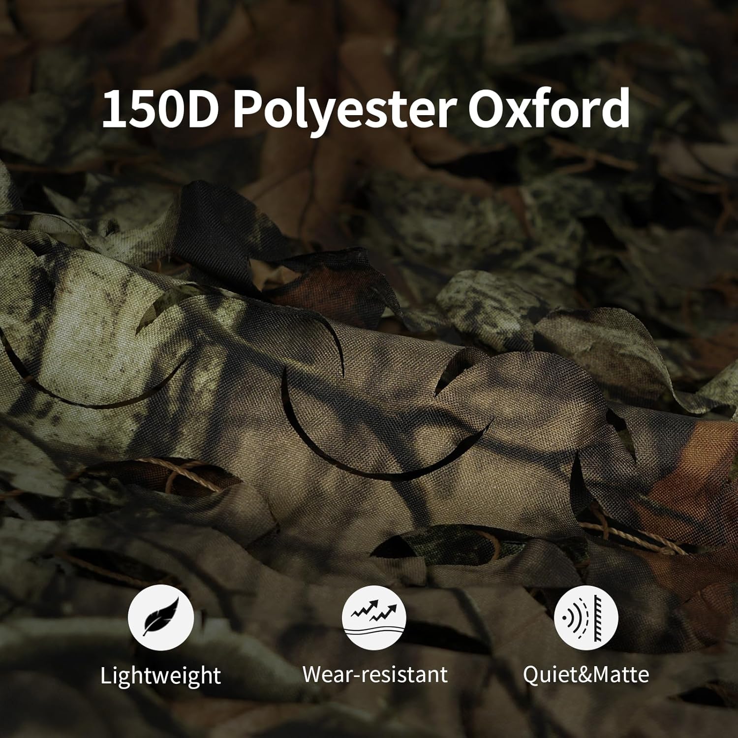 LOOGU Camo Netting Camping Military Hunting Super Tree Camo