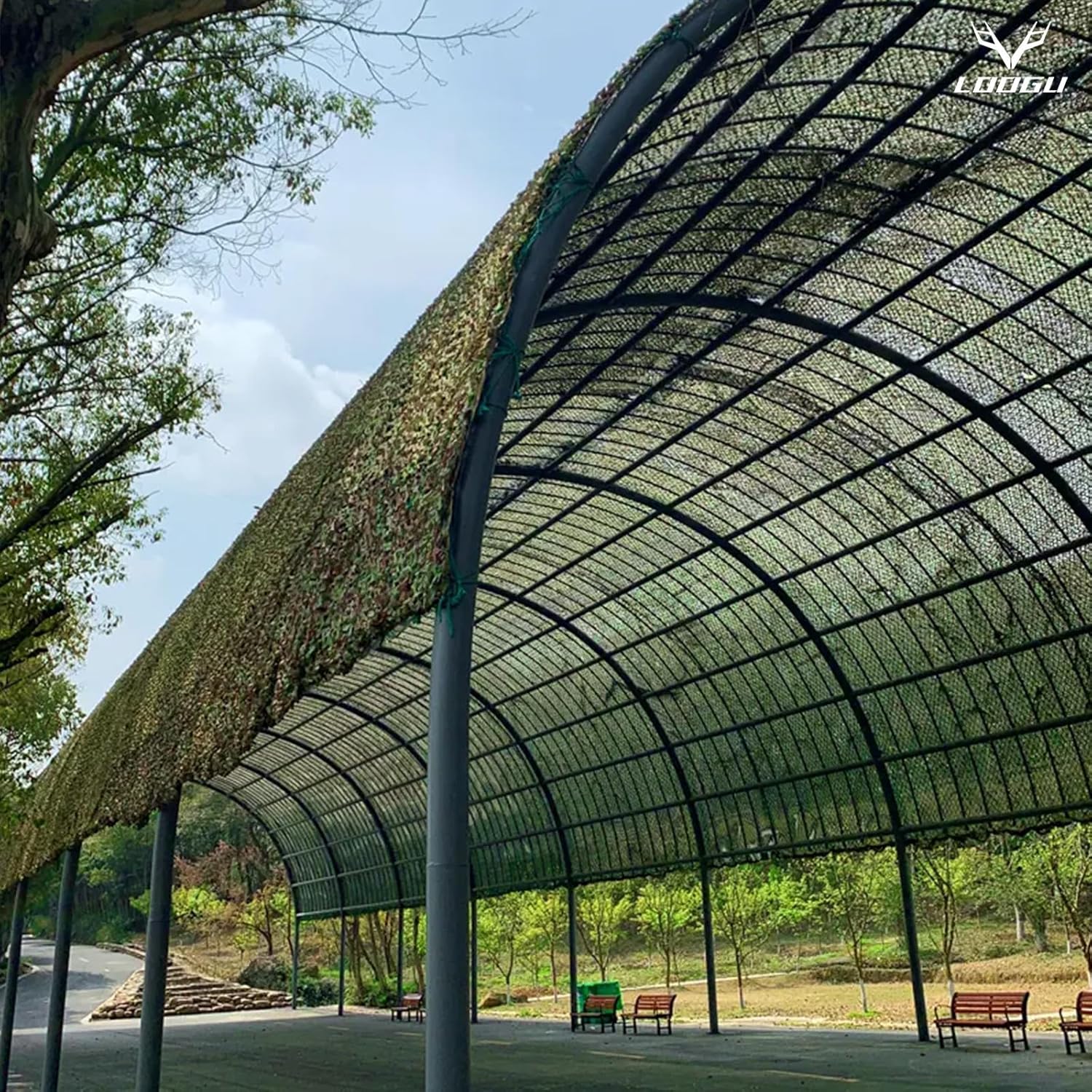 LOOGU Camo Netting Camping Military Hunting Spretta Camo