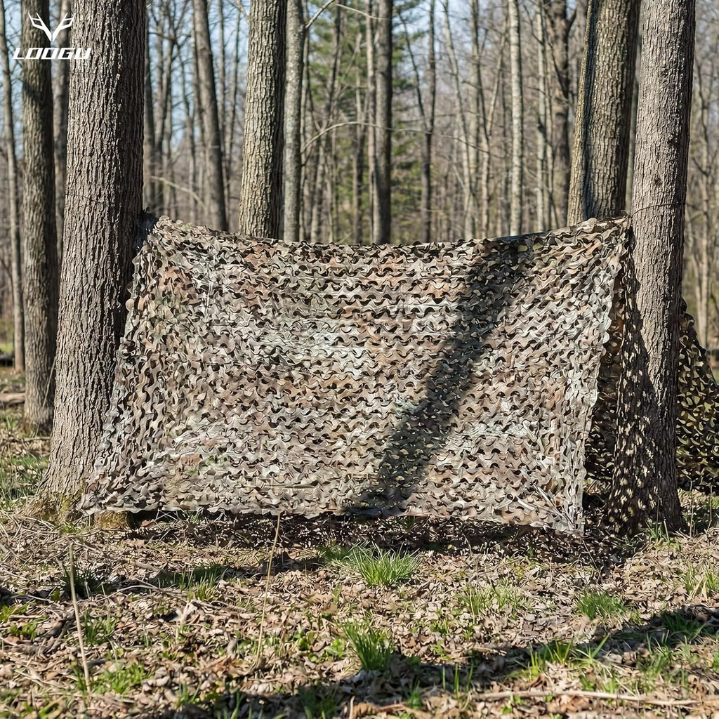 LOOGU BULK ROLLS Camo Netting Custom Size
