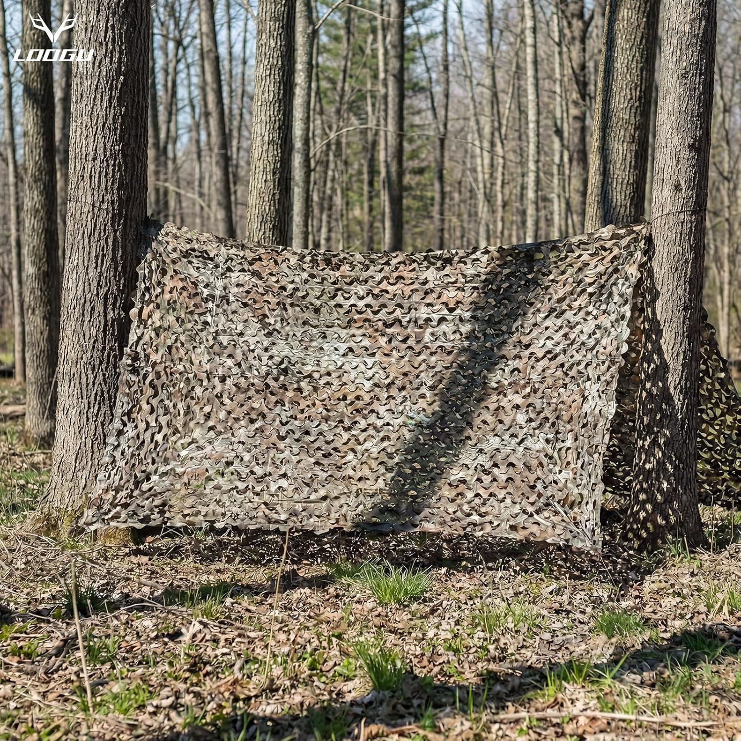 LOOGU BULK ROLLS Camo Netting Custom Size