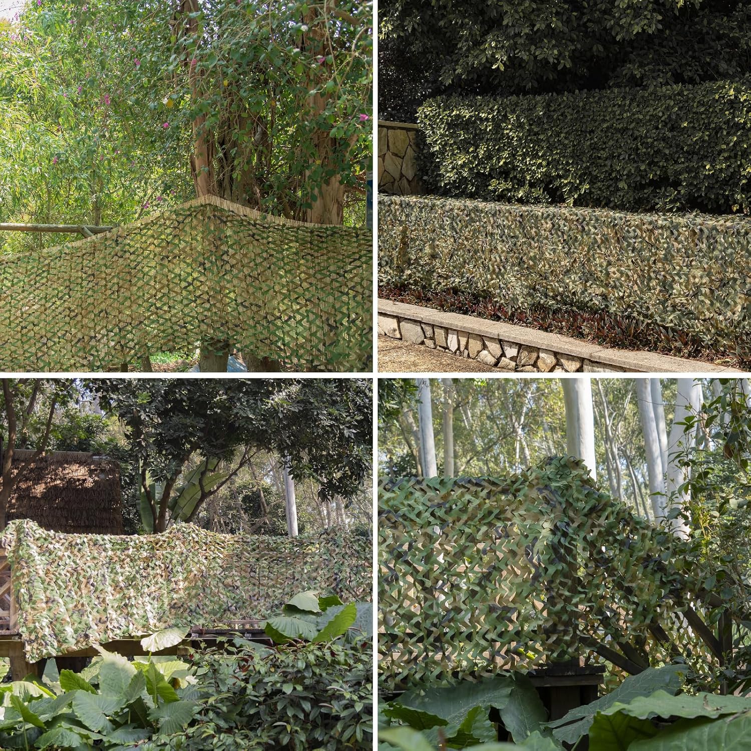 LOOGU Hunting Camo Netting Woodland Camo