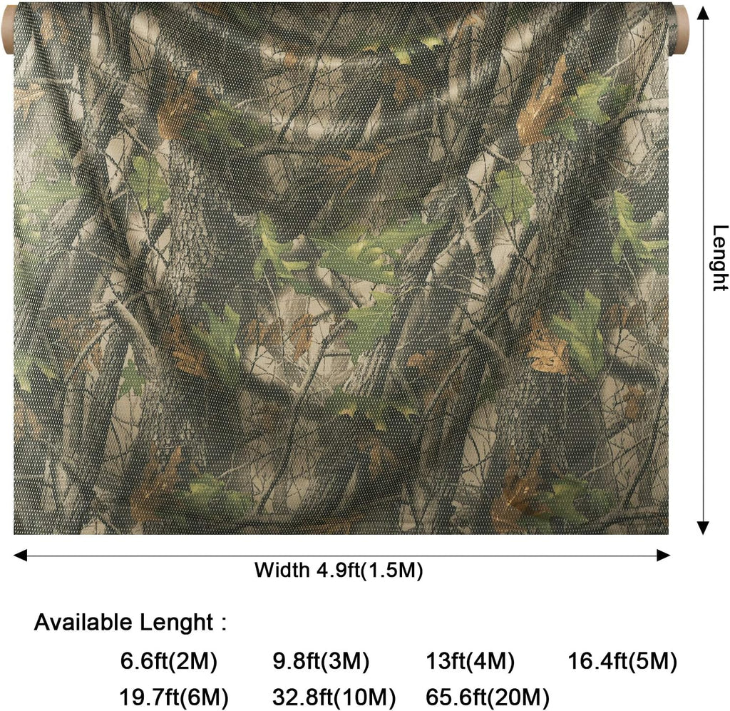 LOOGU Camo Scarf, Face Veil Super Tree Camo 1M x 1M