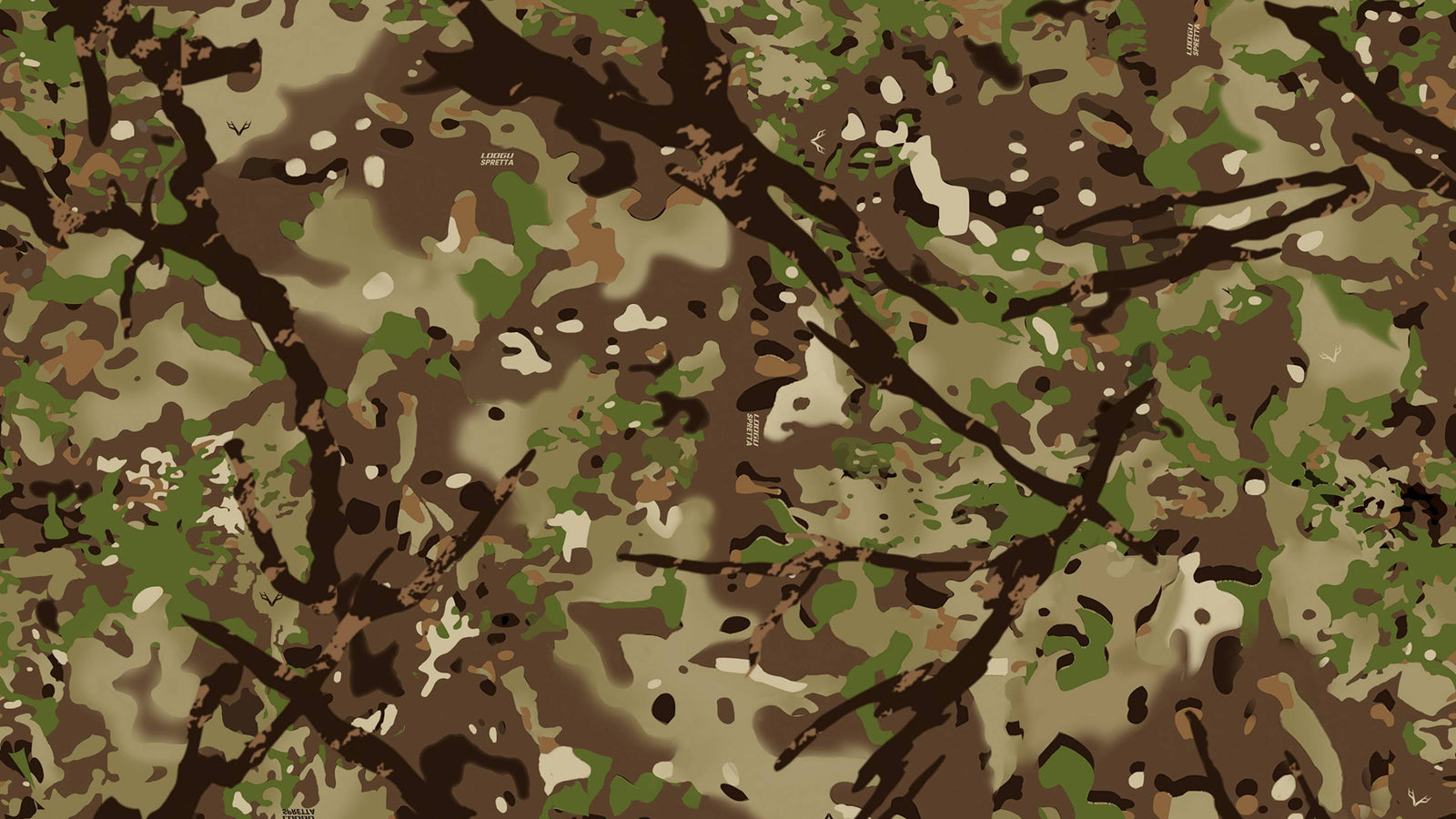LOOGU SPRETTA Woodland Camo