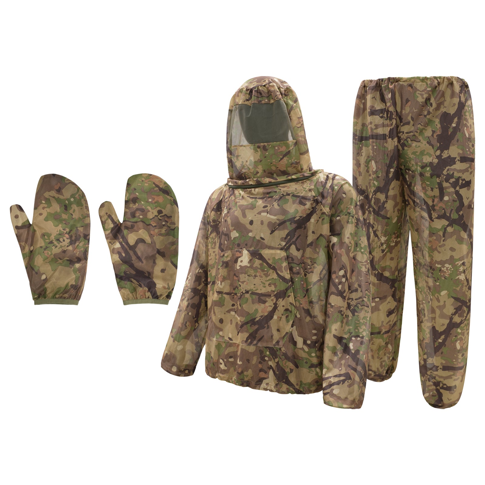 LOOGU Mosquito Suits, Net Bug Pants & Jacket Hood Sets - Ultra-fine Mesh