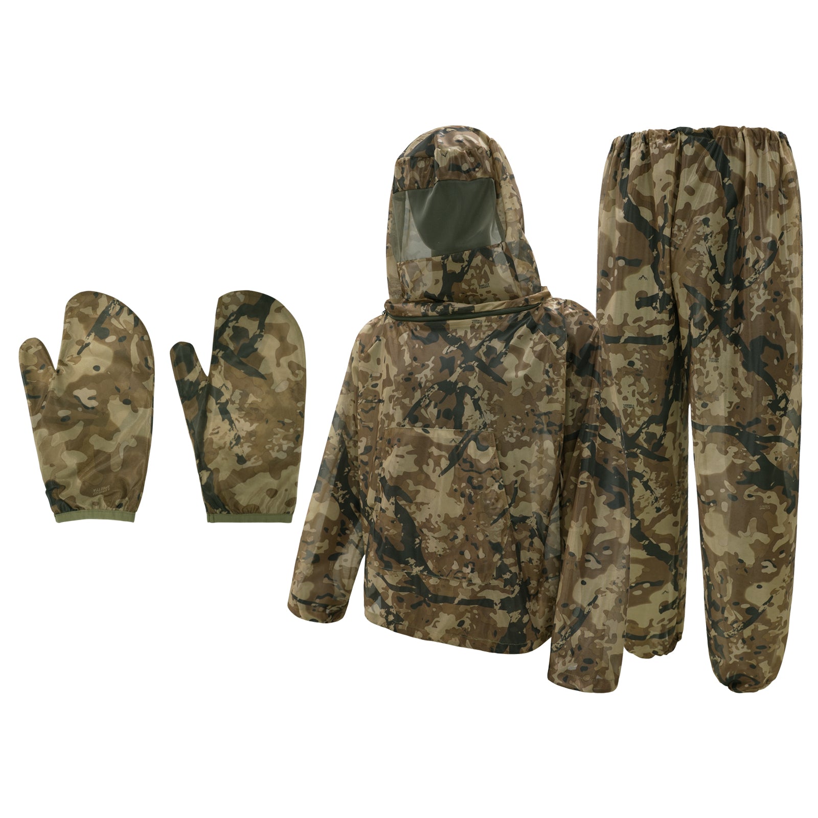 LOOGU Mosquito Suits, Net Bug Pants & Jacket Hood Sets - Ultra-fine Mesh